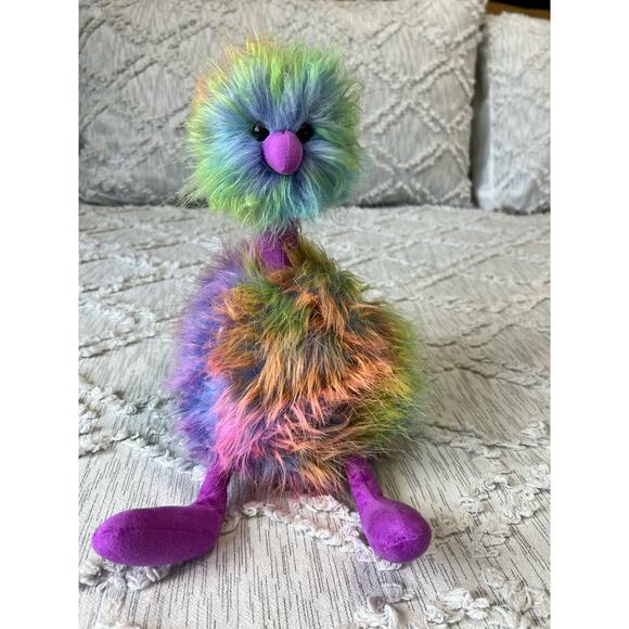 Jellycat London Rainbow Pom Pom Plush Retired - Picture 1 of 9